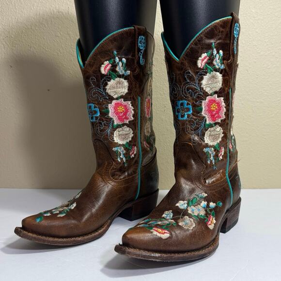 macie bean boots Other - Macie Bean Boots Youth Girls Rose Garden Western Snip Toe Cowboy Boots - Size 2